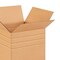 25 Pack Multi Depth Corrugated Shipping Boxes for Moving Packing and Storage 14 x 14 x 14 inch